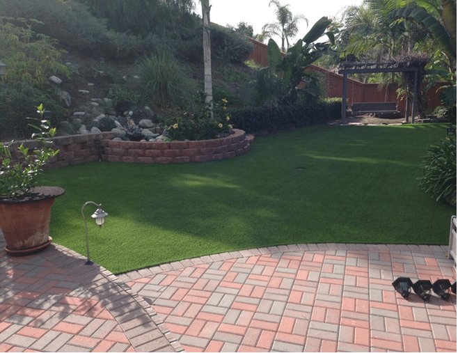 Residential Artificial Grass Landscape - Coronado Best Turf, San Diego